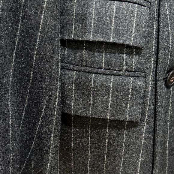 Polo Ralph LaurenCharcoal Pinstripe Double-Breasted jacket wool and cashmere - Picture 3 of 12